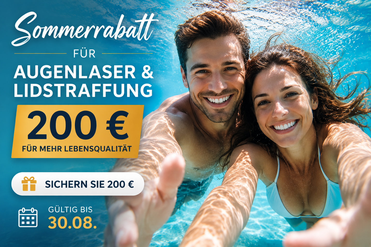 Augenlasern und Lidstraffung Sommerrabatt